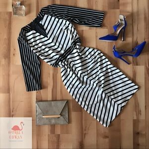 Striped Sheath Dress