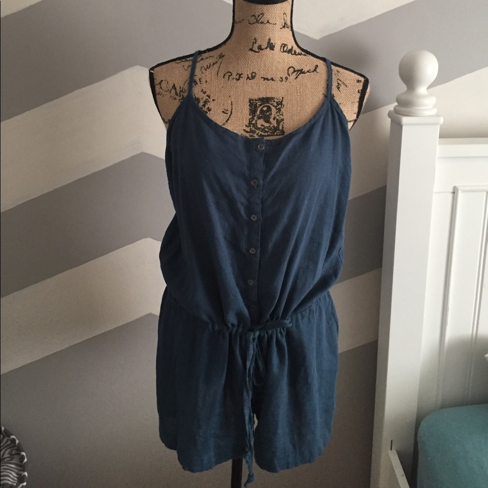 Blue romper