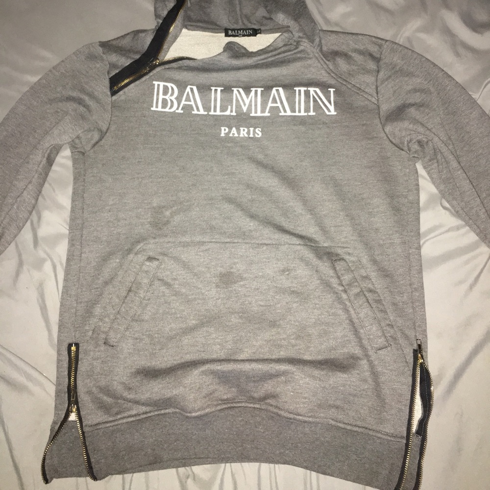 AUTHENTIC BALMAIN zip hoodie.
