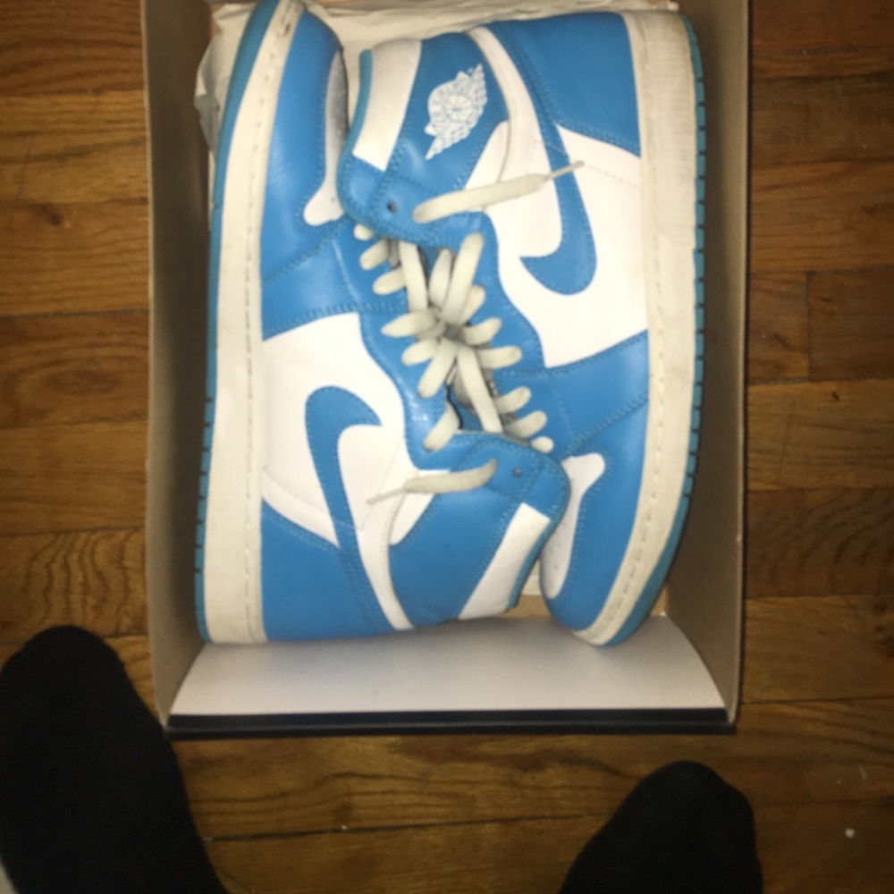 Powder Blue Air Jordan 1s