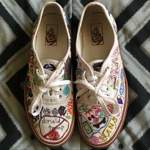 Custom 1 of 1 West Coast/ Tony Hawk Vans.