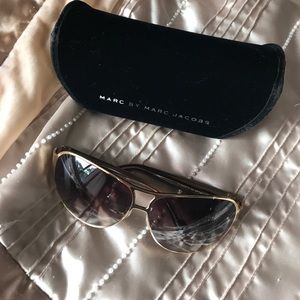Marc by Marc Jacobs gold sunglasses