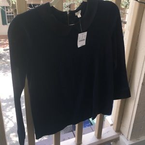 J. Crew Peter Pan collar top