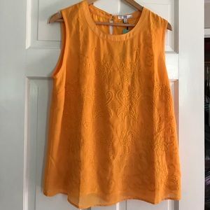 Q & A Kensington Embroidered Blouse - NWTs (L)