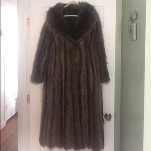 100% authentic raccoon fur