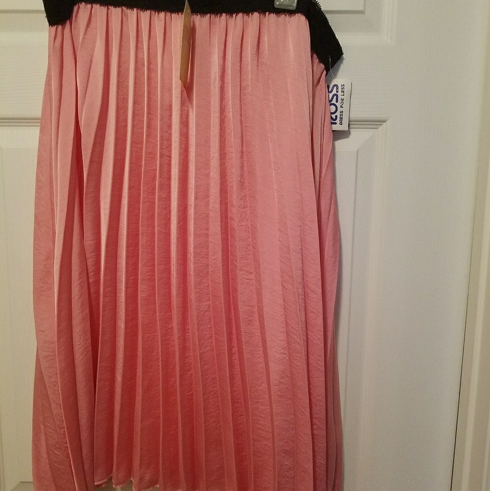 Pink pleats