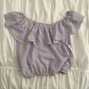 Off the Shoulder Floral Top