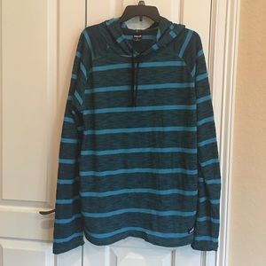 Men's long sleeved hoodie shirt size L