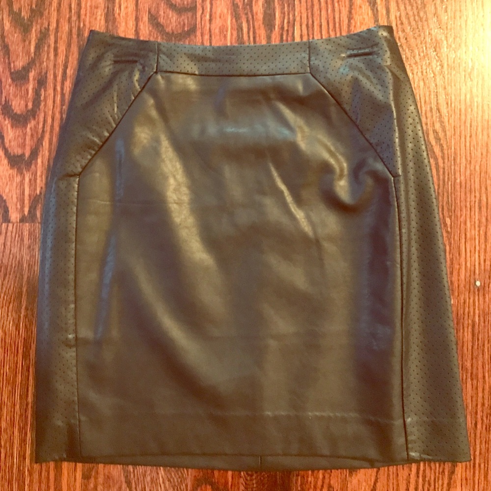 H&M Faux Leather Skirt size 8