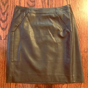 H&M Faux Leather Skirt size 8