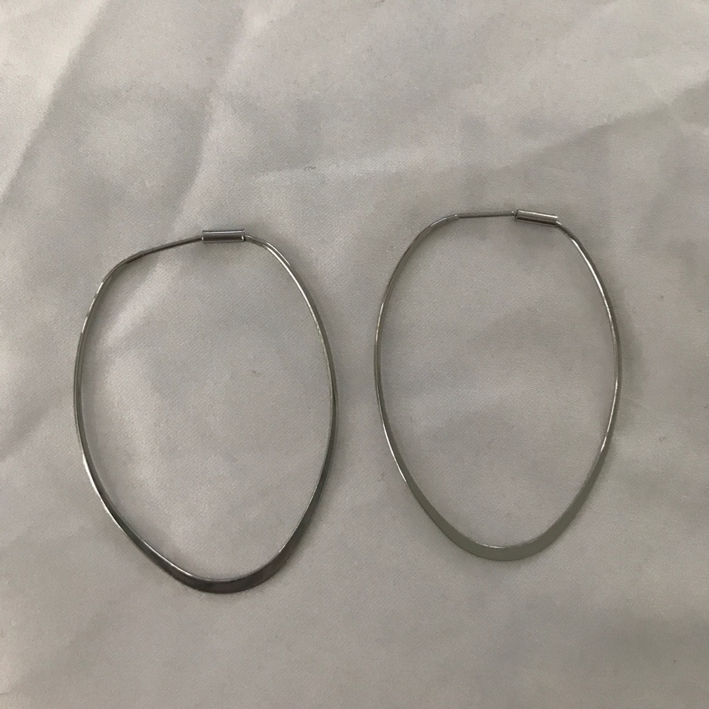Sterling silver hoop earrings from Loft