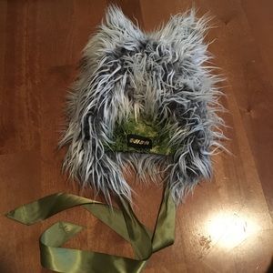 Adorable fuzzy animal hat with ears