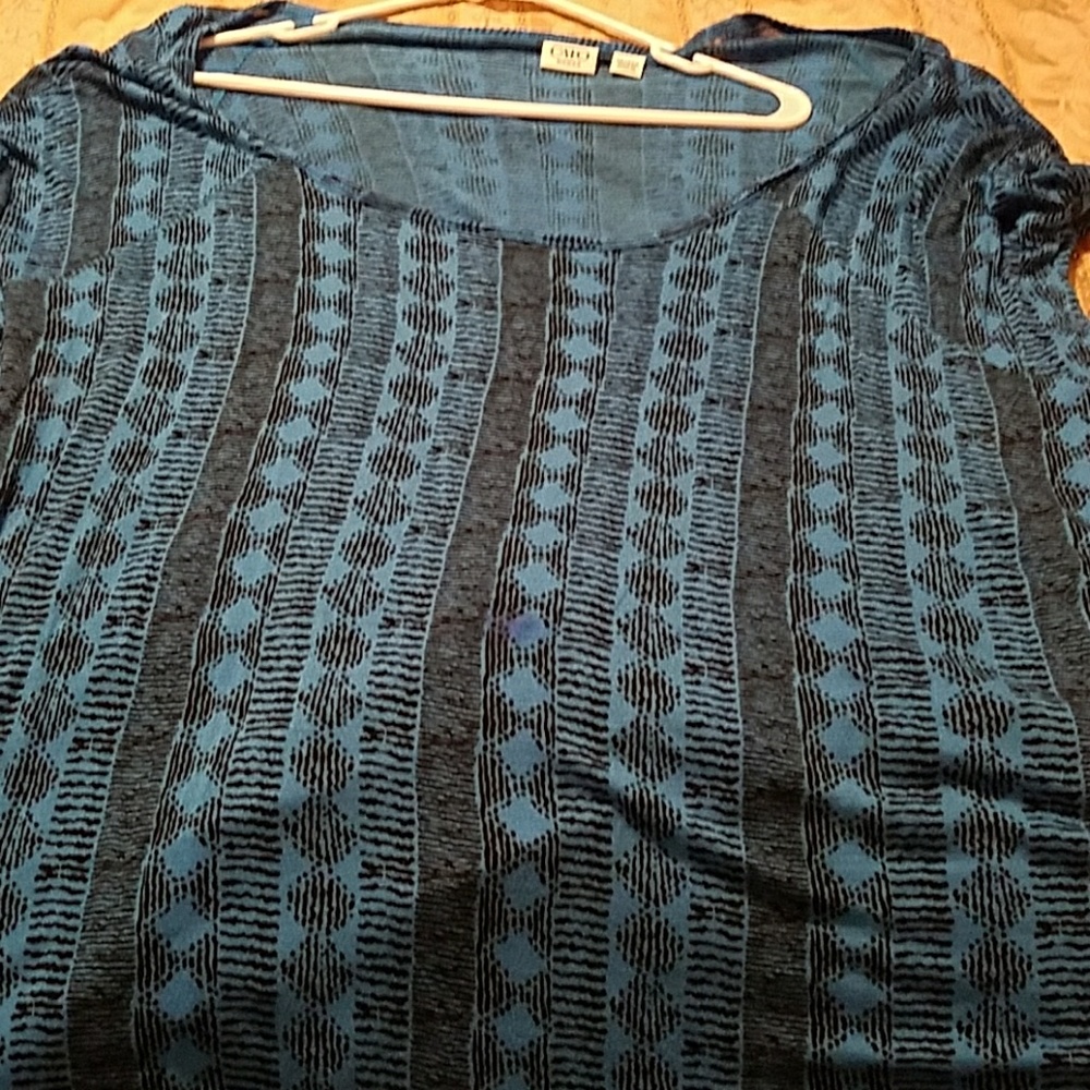 black blue top
