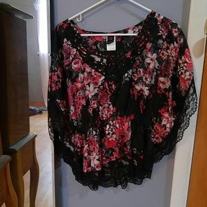floral flowy shirt