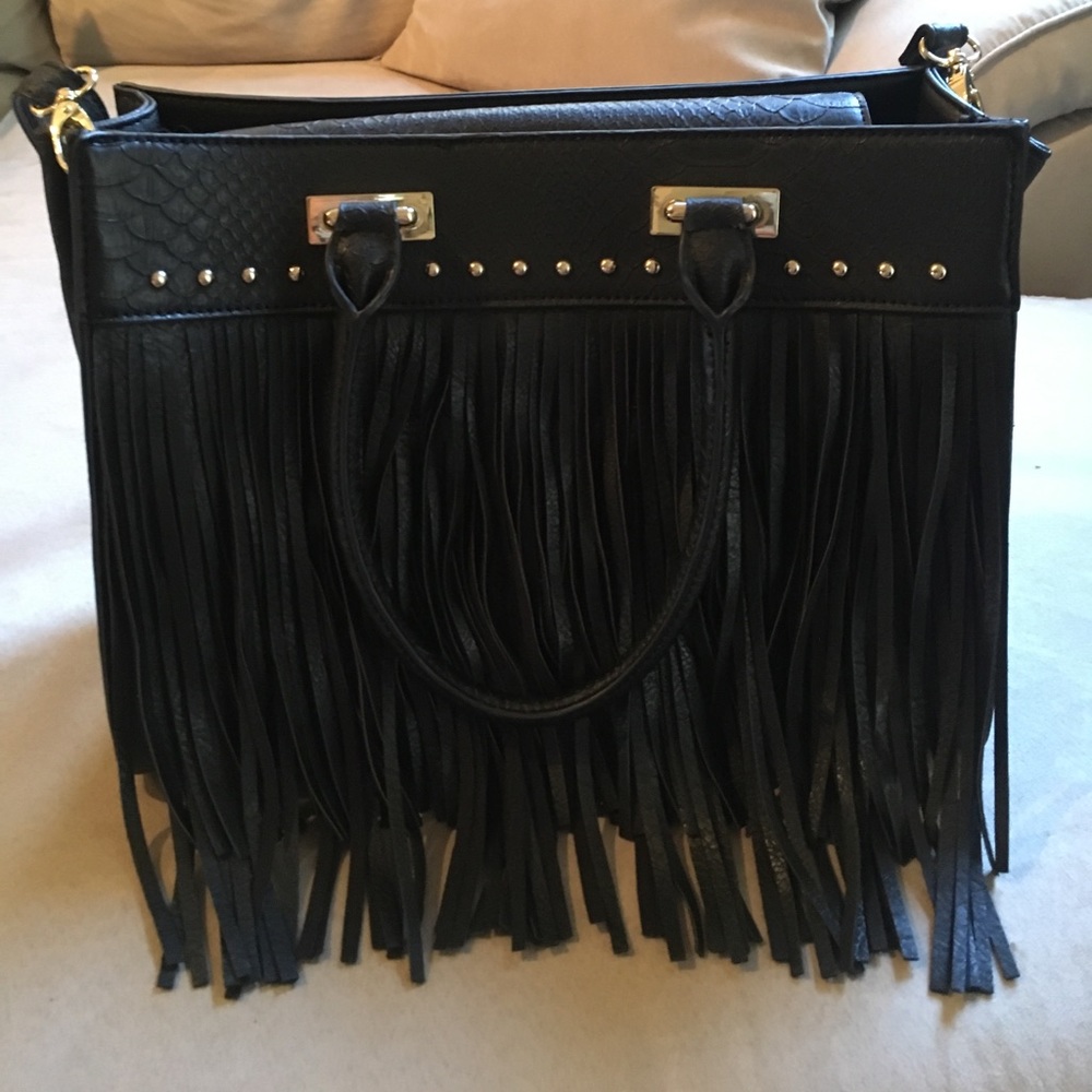 Mossimo Black Fringe Purse