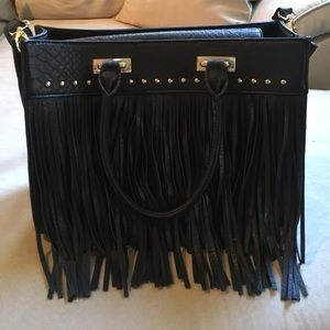 Mossimo Black Fringe Purse