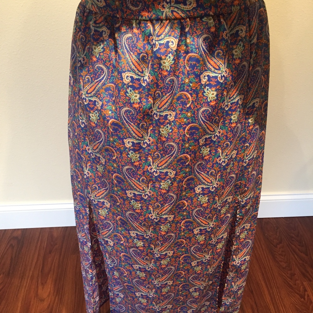 Pitaya Paisley Maxi Skirt