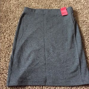 SKIRT-KNEE LNG CHARCOAL