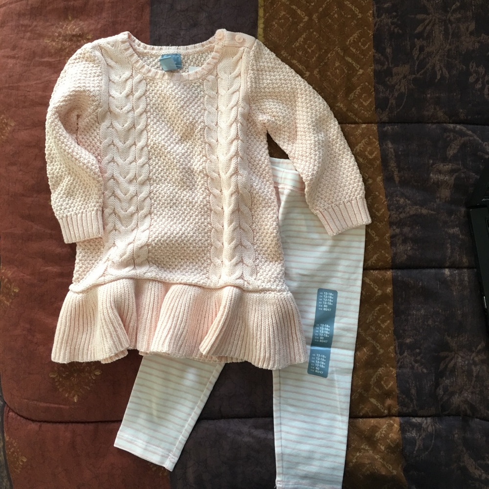 Light Pink Baby Gap outfit NWT 12-18 months