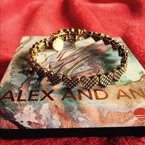 Authentic gold Alex and Ani bracelet