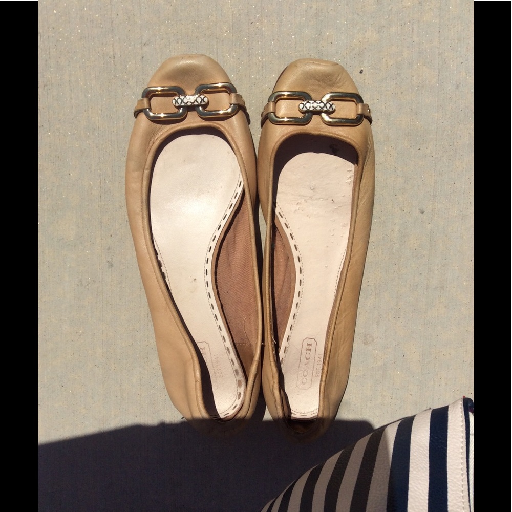 Coach ballet flats