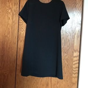 Black shift dress