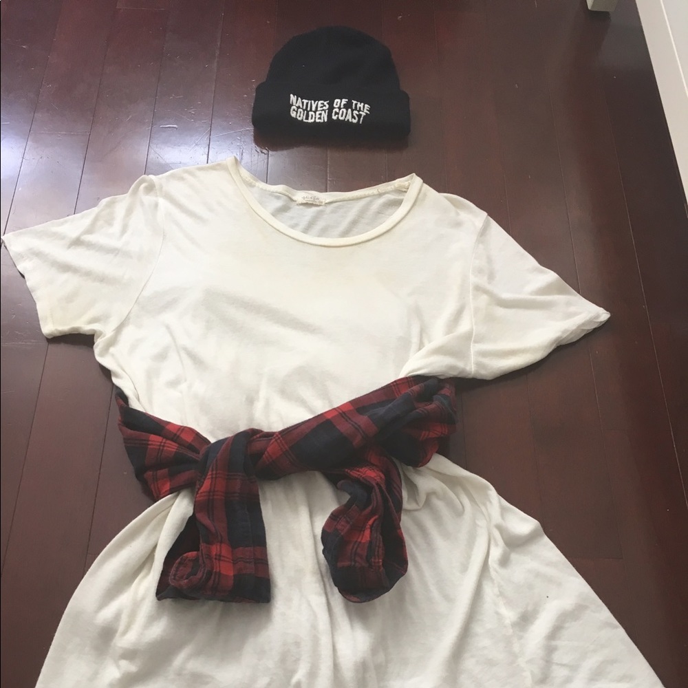 Beanie and T-Shirt Dress Bundle