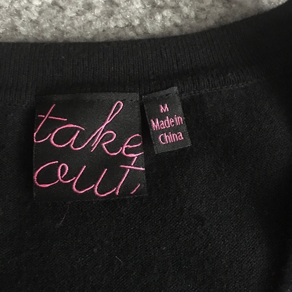 Medium Black Half Cardigan - Picture 2 of 2