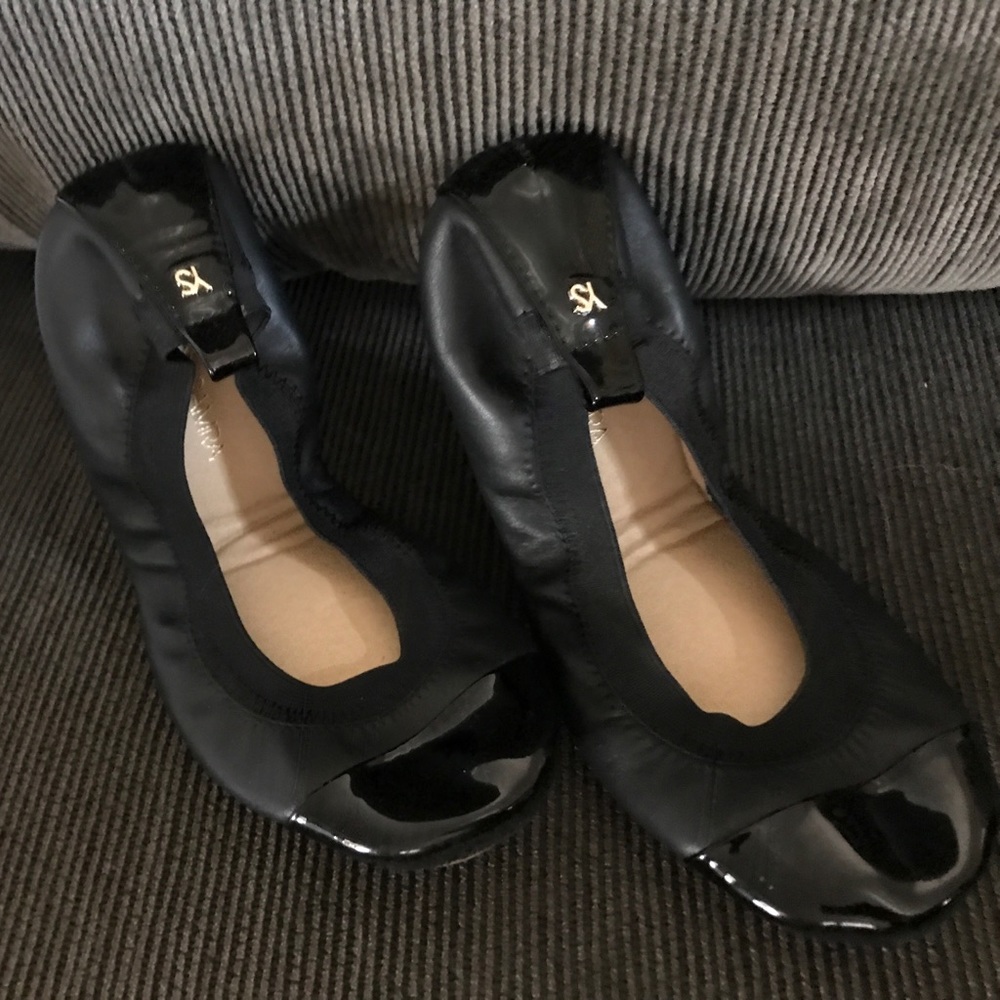 Yosi Samra Samantha leather and patent flat
