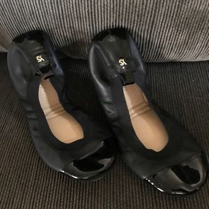 Yosi Samra Samantha leather and patent flat