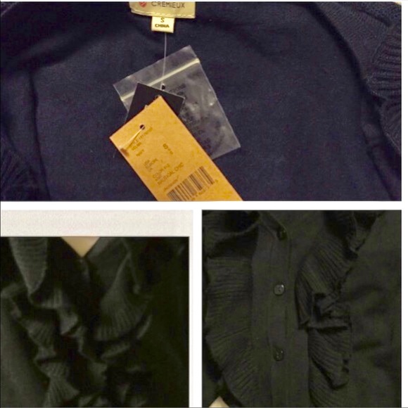 Cremieux Ruffle Cardigan - Picture 4 of 4