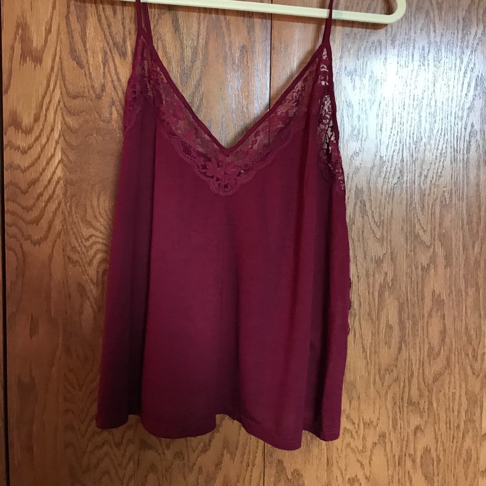 Red tank top