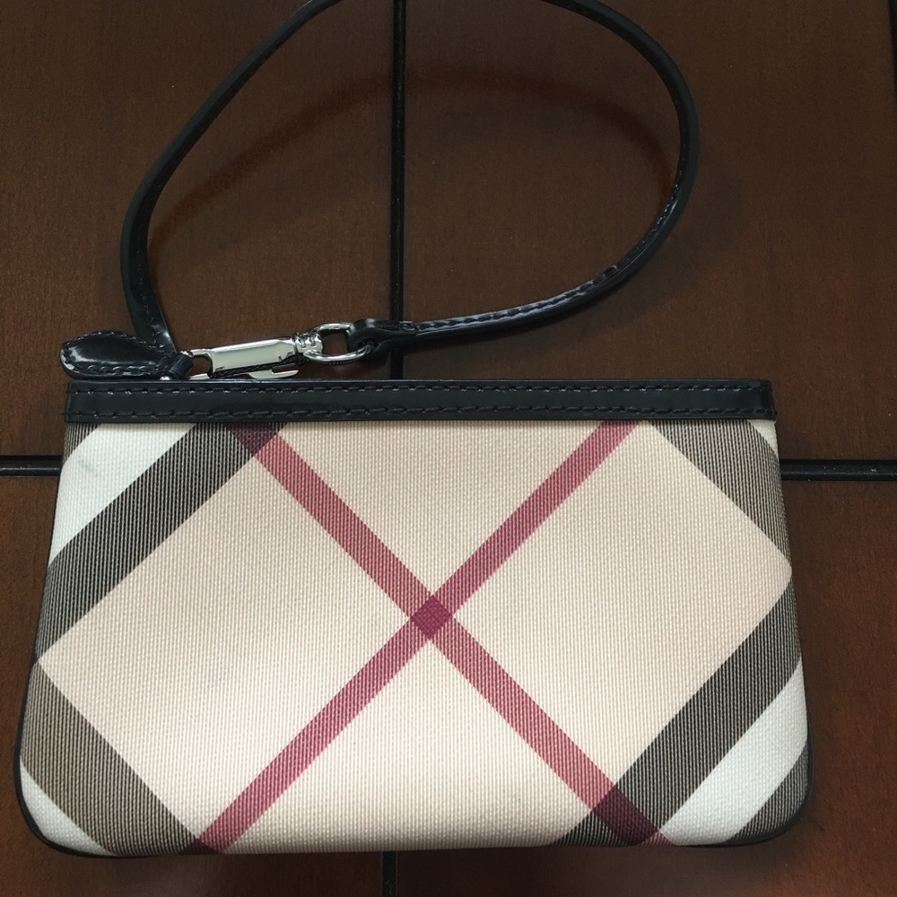 Burberry Nova Check Wristlet