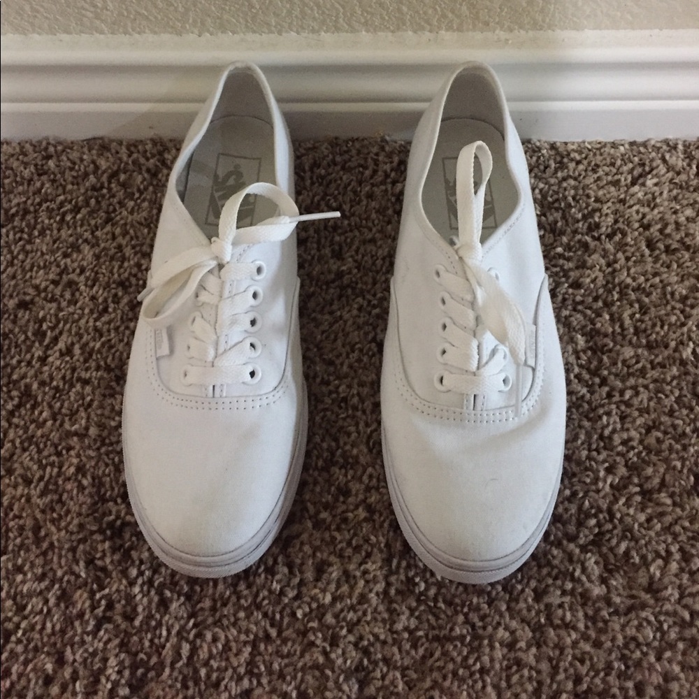 Like new white vans.