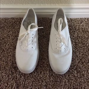 Like new white vans.