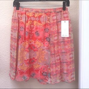 NWT Silk Ella Moss skirt