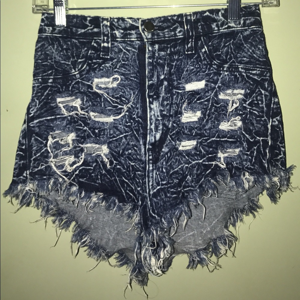 Distressed denim shorts bundle