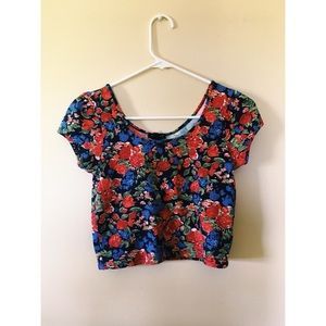 Flower Crop Top
