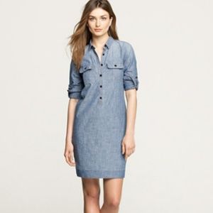 Chambray Shirtdress
