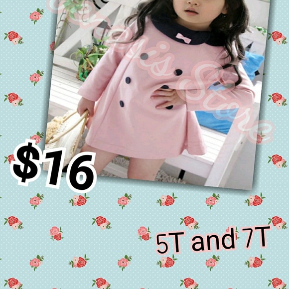 GIRL PINK DRESS - Picture 1 of 1