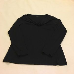 Black coldwater creek long sleeve top Medium
