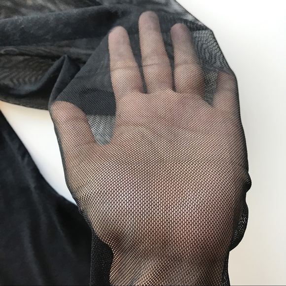 Mesh Balloon Sleeve Bodysuit - Picture 7 of 8