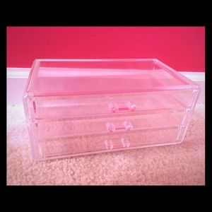 3 drawer acrylic makeup/jewelry organizer