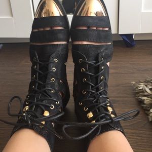 Jeffrey Campbell Lace Up Boots