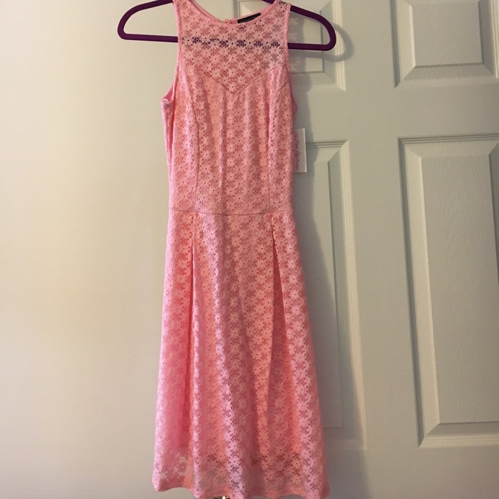 Pink lace summer dress 🆕