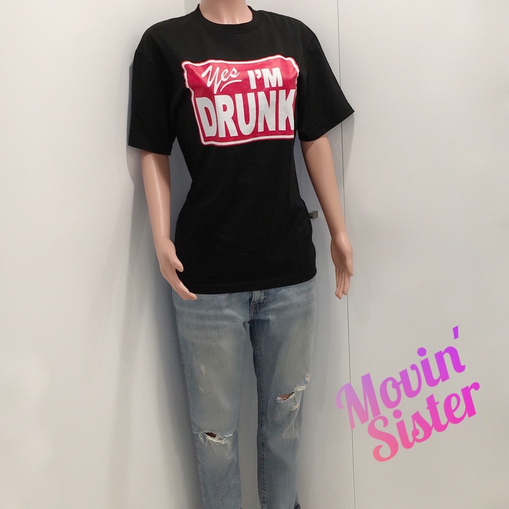 "Yes, I'm Drunk" Cartel Ink SZ M Unisex Tee, NWOT