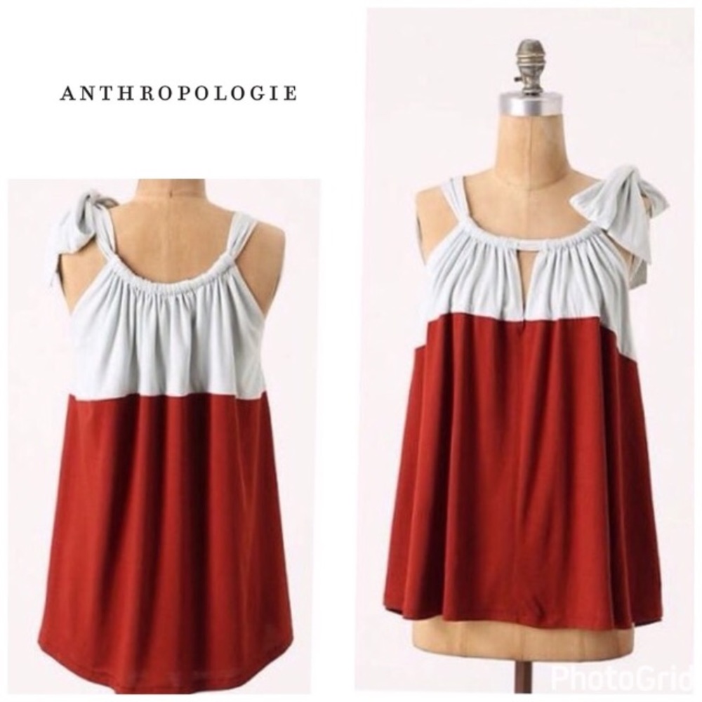 Sold- Anthro parachute color block tank