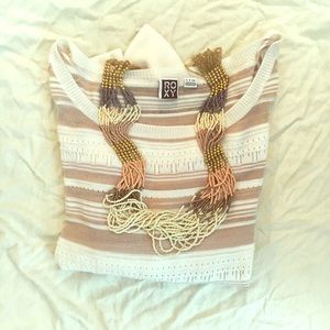 Roxy Crop Top Sweater - Size S