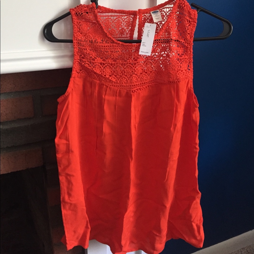 Old Navy Embroidered Yoke Tank