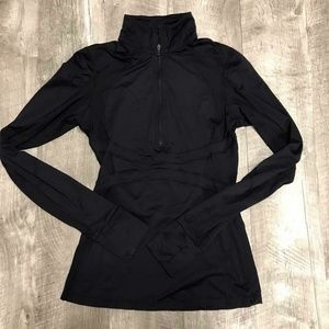 Lululemon Black Half ZIP Pullover Size 4